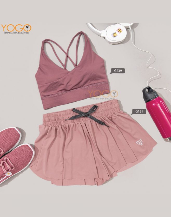 Quần tập Gym nữ giả váy G151