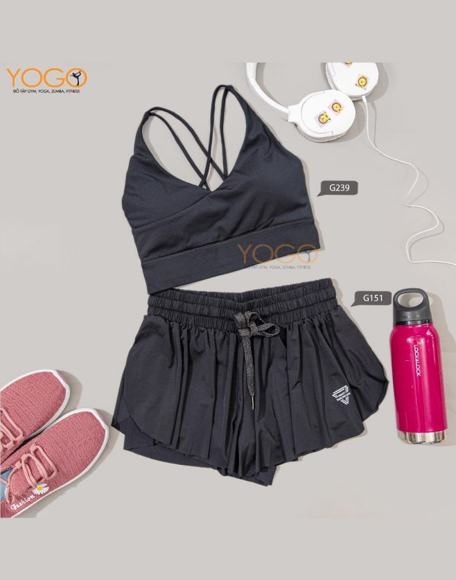 Quần tập Gym nữ giả váy G151