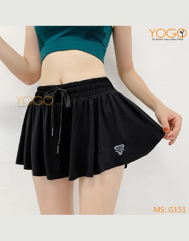 Quần tập Gym nữ giả váy G151
