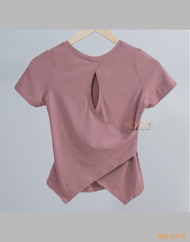 Áo tập Gym nữ xẻ sau lưng G276