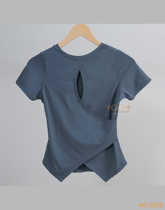 Áo tập Gym nữ xẻ sau lưng G276