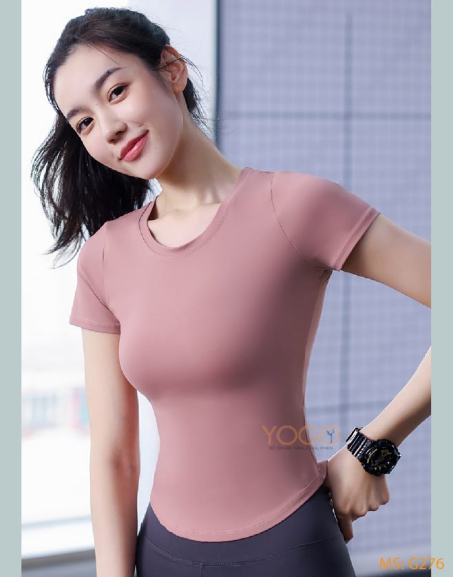 Áo tập Gym nữ xẻ sau lưng G276